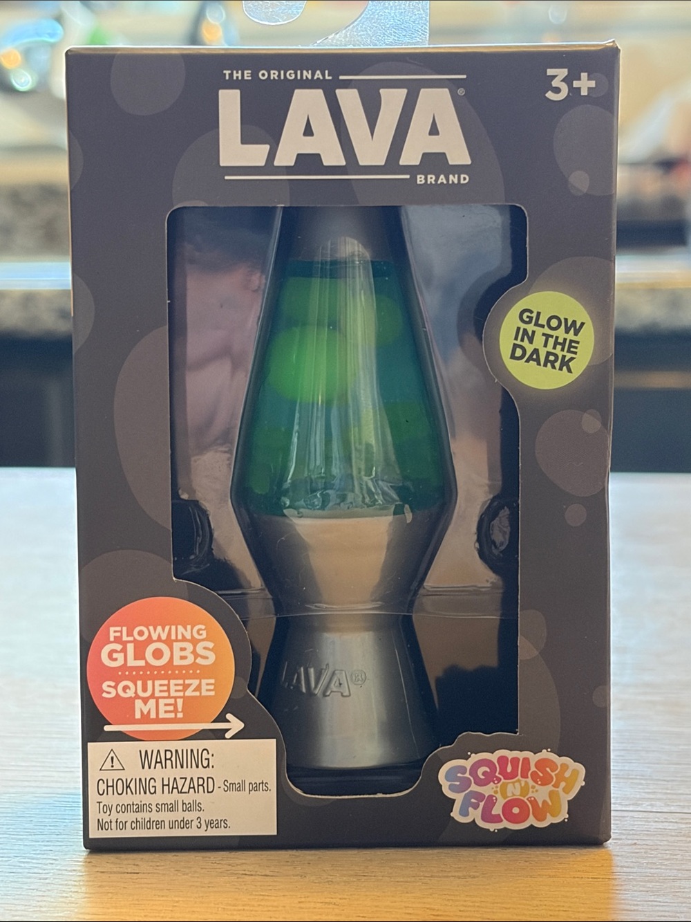 SCHYLLING | The Original Lava Brand Glow-in-the-Dark Squish N Flow Lava Lamp